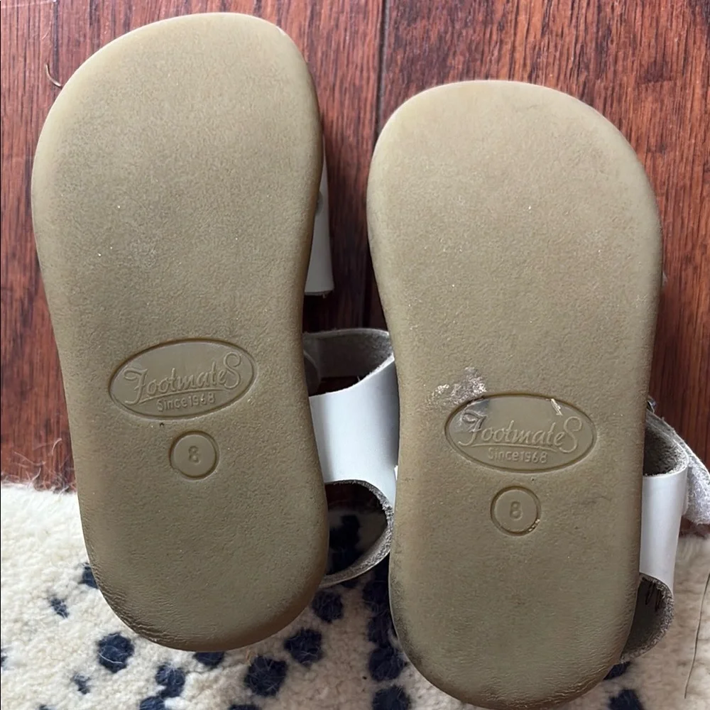 Footmates Kids White Sandals - Picture 6 of 6